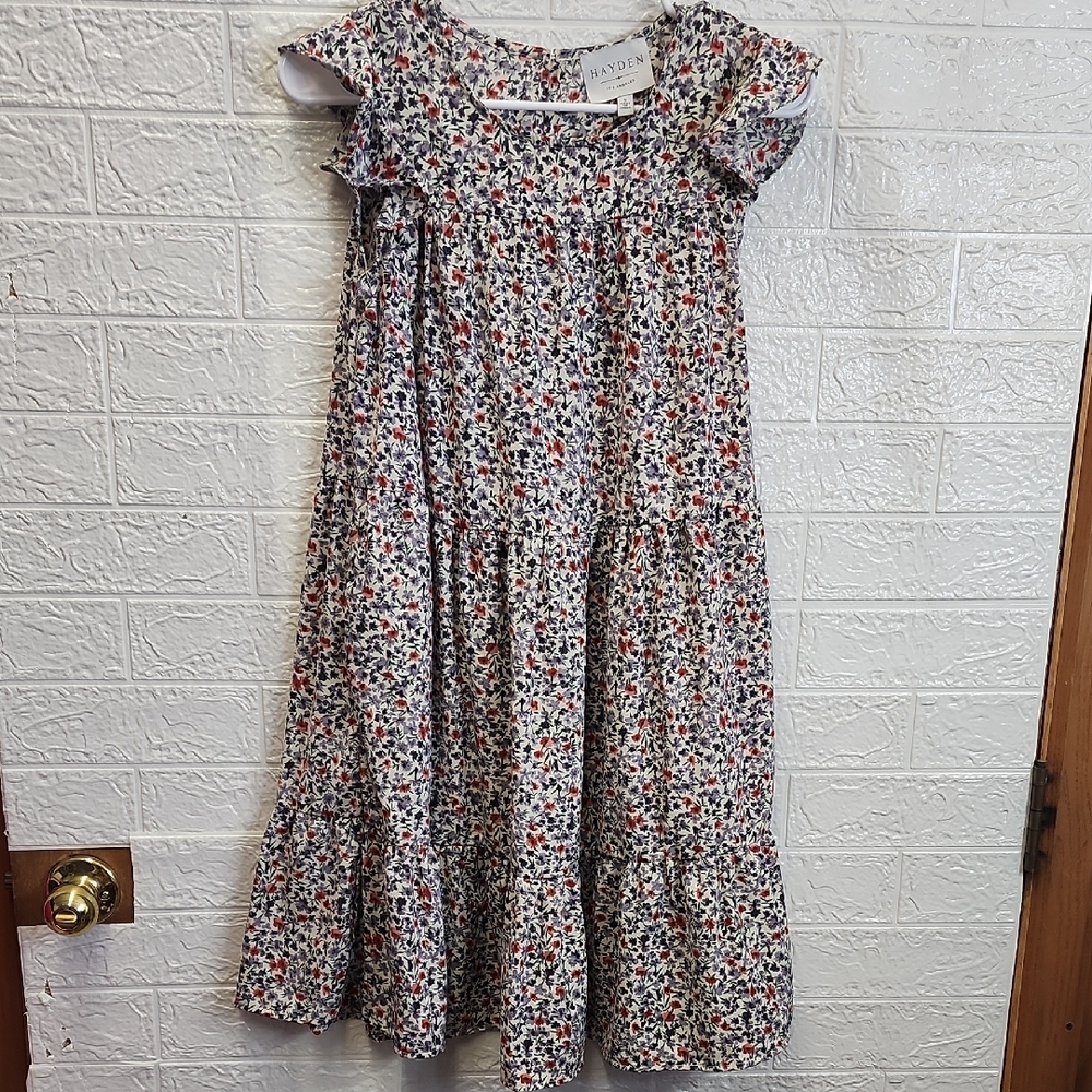 Hayden Multicolor Floral Kids Dress